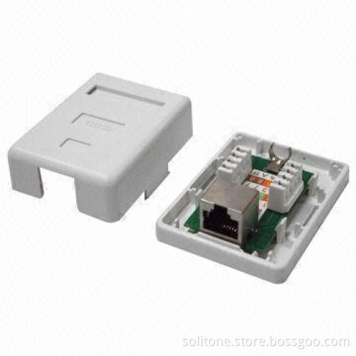 Cat5e Surface Mount Box, FTP, 1 Port
